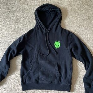 rip n dip black alien sweatshirt